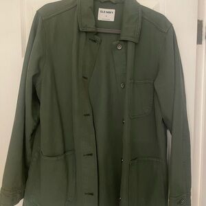 Old Navy Women's Olive Utility Jacket